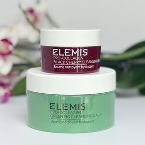 ELEMIS Pro-Collagen Black Cherry & Green Fig Dual Cleansing Balms - NEW